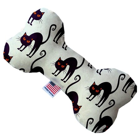 Mirage Pet Products Purple Kitties Canvas Bone Dog Toy 6 in. 1351-CTYBN6